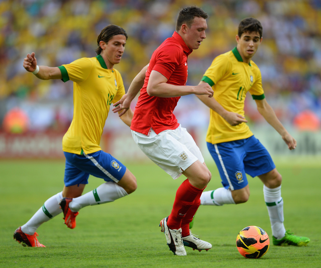 巴西球队球员集训备战国际比赛